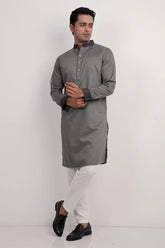 Men Premium Panjabi (DK. Grey)